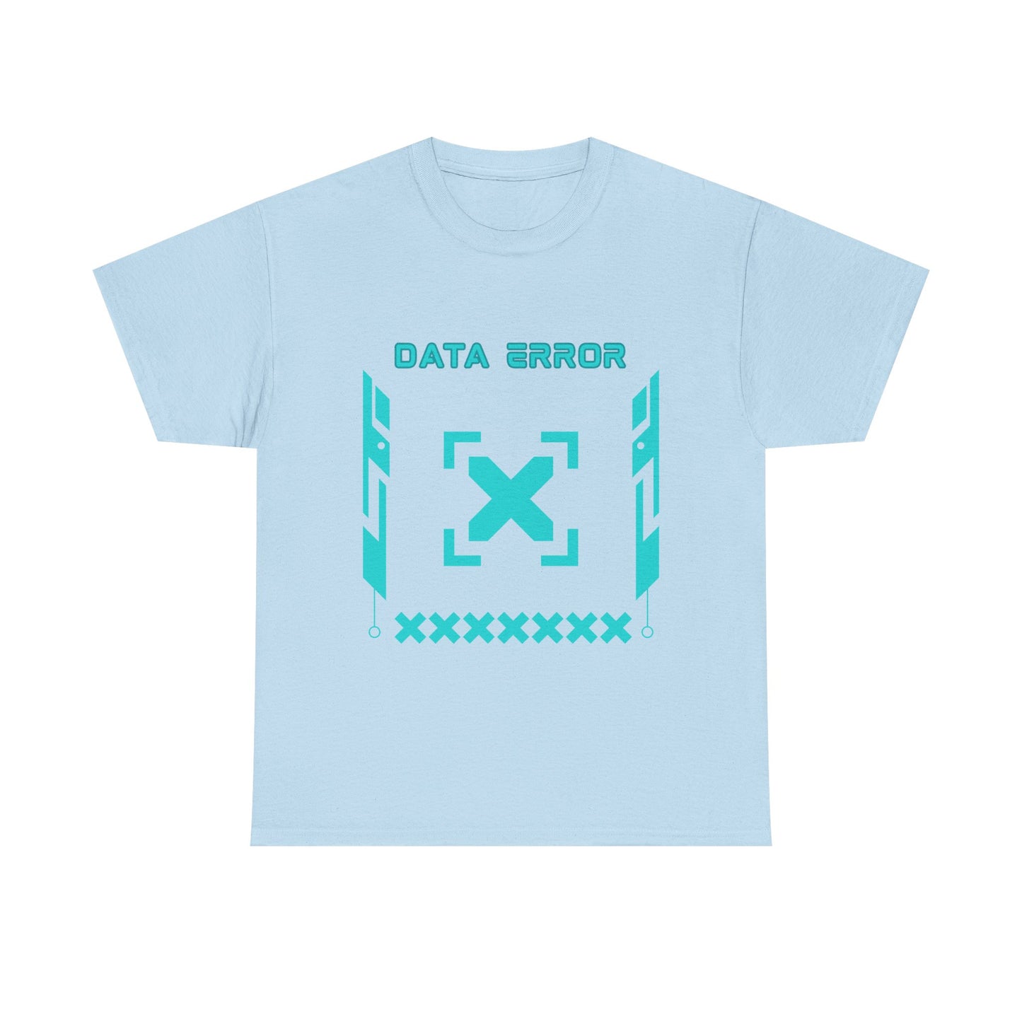 T-shirt Unisex Data Error Techwear Blue-TechSouls