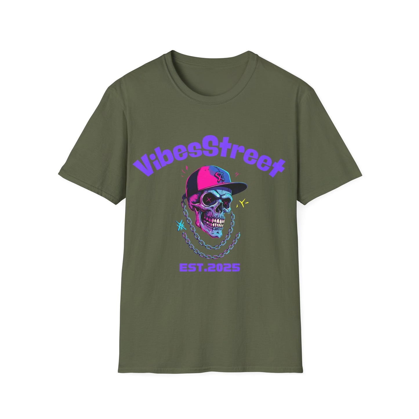 Camiseta unisex Hip-Skull Est.2025-VibesStreet