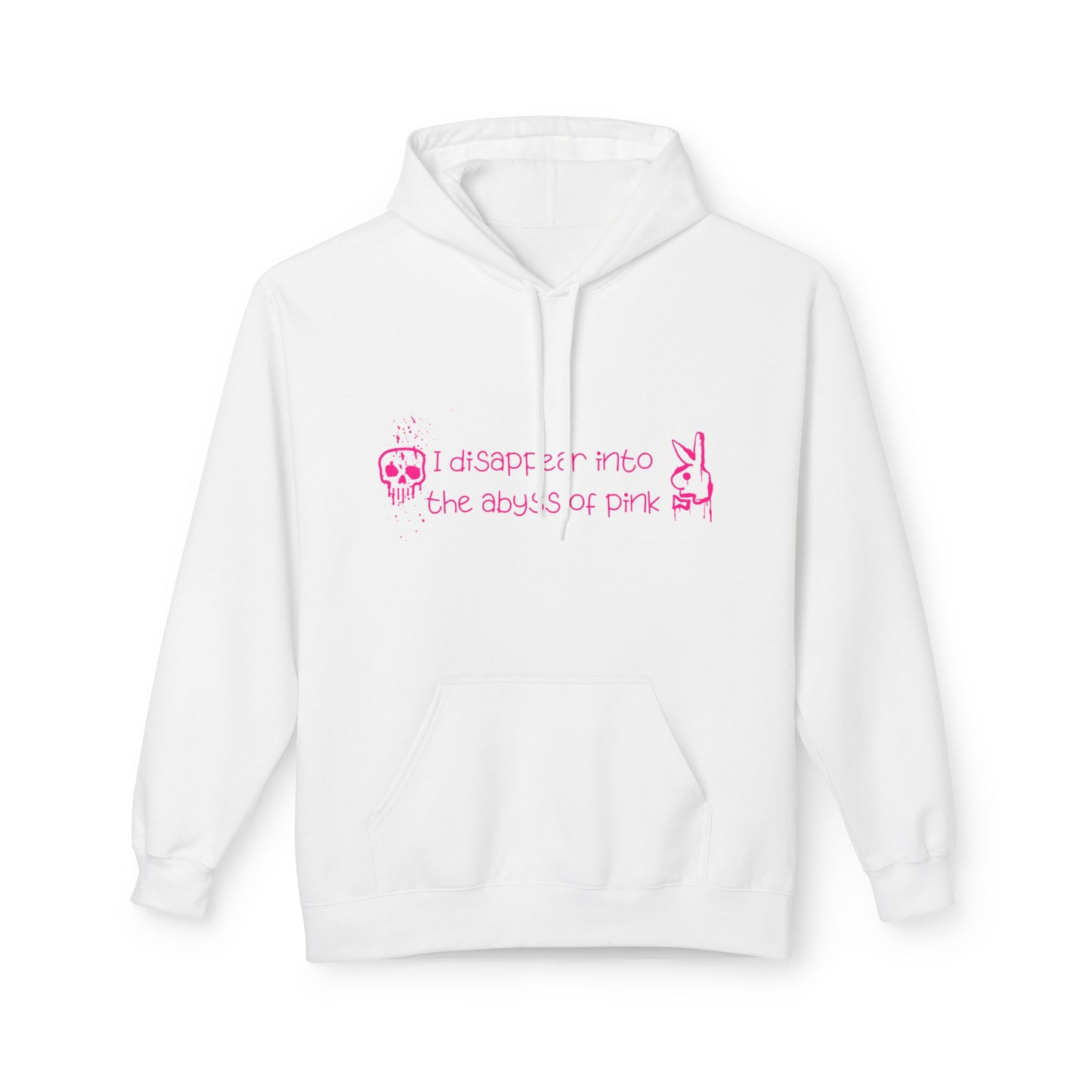 Bluza Hoodie Unisex I disappear into the abyss of pink