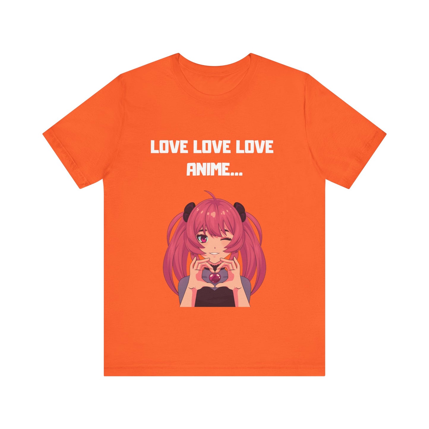Camiseta unisex I Love Love Love Anime...- DragonStreet