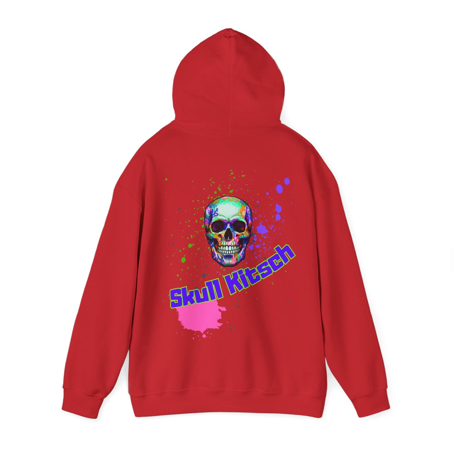 Sudadera con capucha unisex Skull Kitsch Standard - VibesStreet