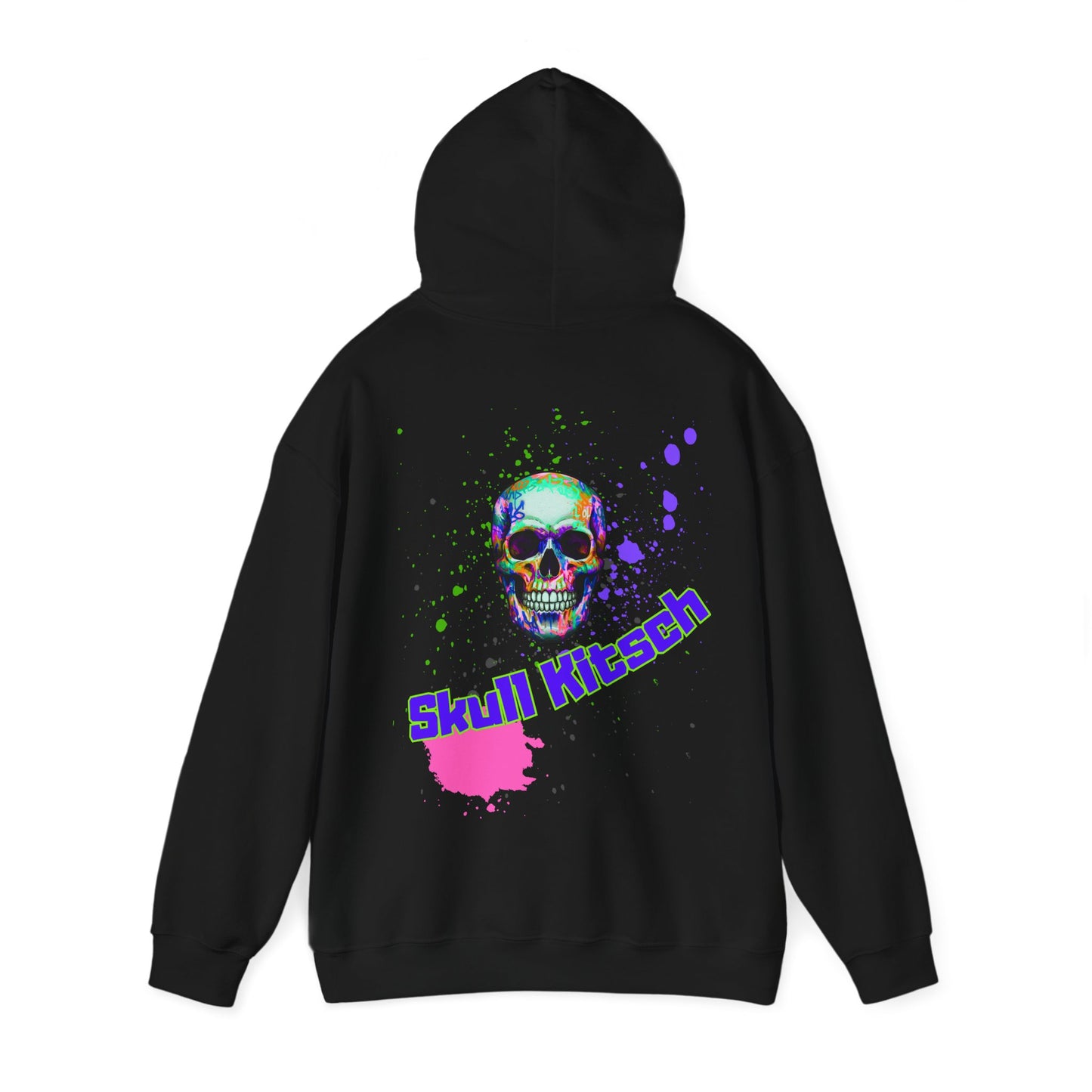 Sudadera con capucha unisex Skull Kitsch Standard - VibesStreet