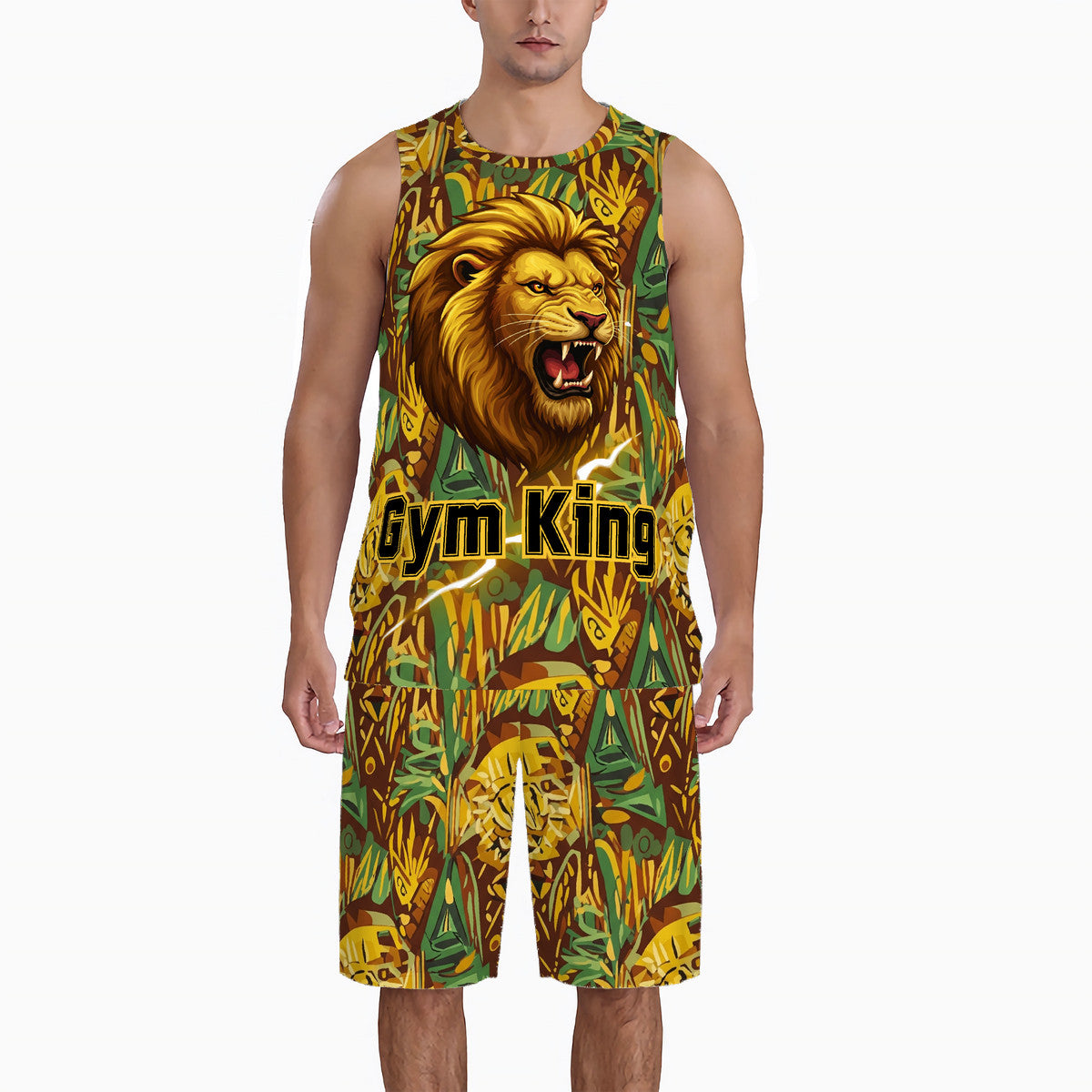 Męski Komplet Sportowy Gym King Jungle-Gympeak