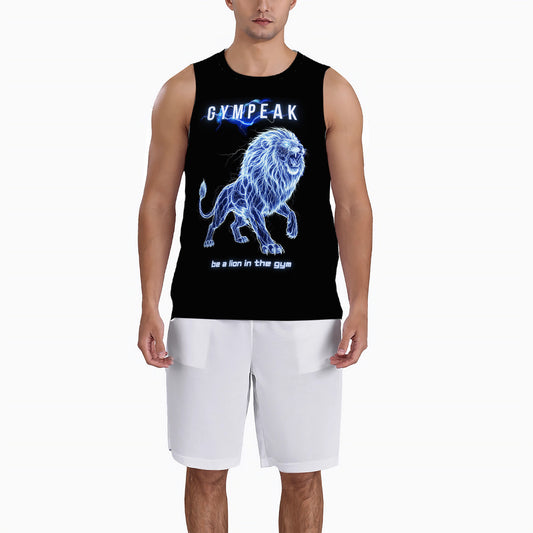 Męski Tank Top Bolt Lion Blue