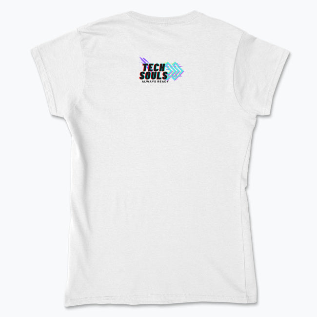 Camiseta Mujer - Cyber ​​Cat