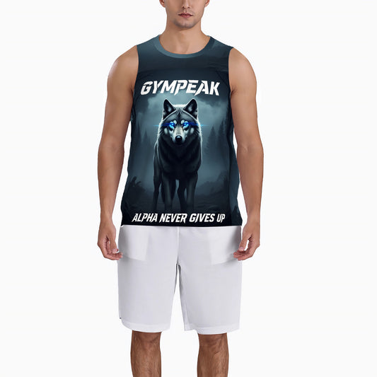 Męski Tank Top Alfa Never Gives Up