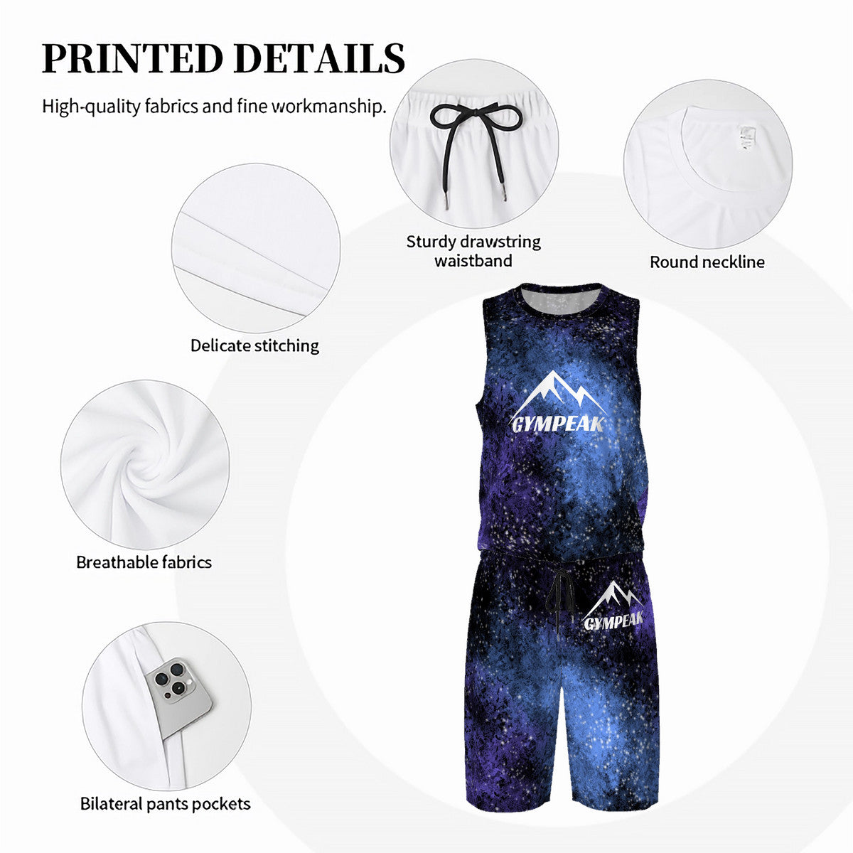 Komplet sportowy Gympeak MilkyWay
